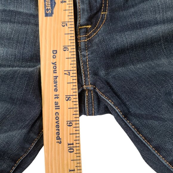 American Eagle Jeans Womens 4 30x29 Kick Boot Stretch Dark Wash Flare - Picture 11 of 13